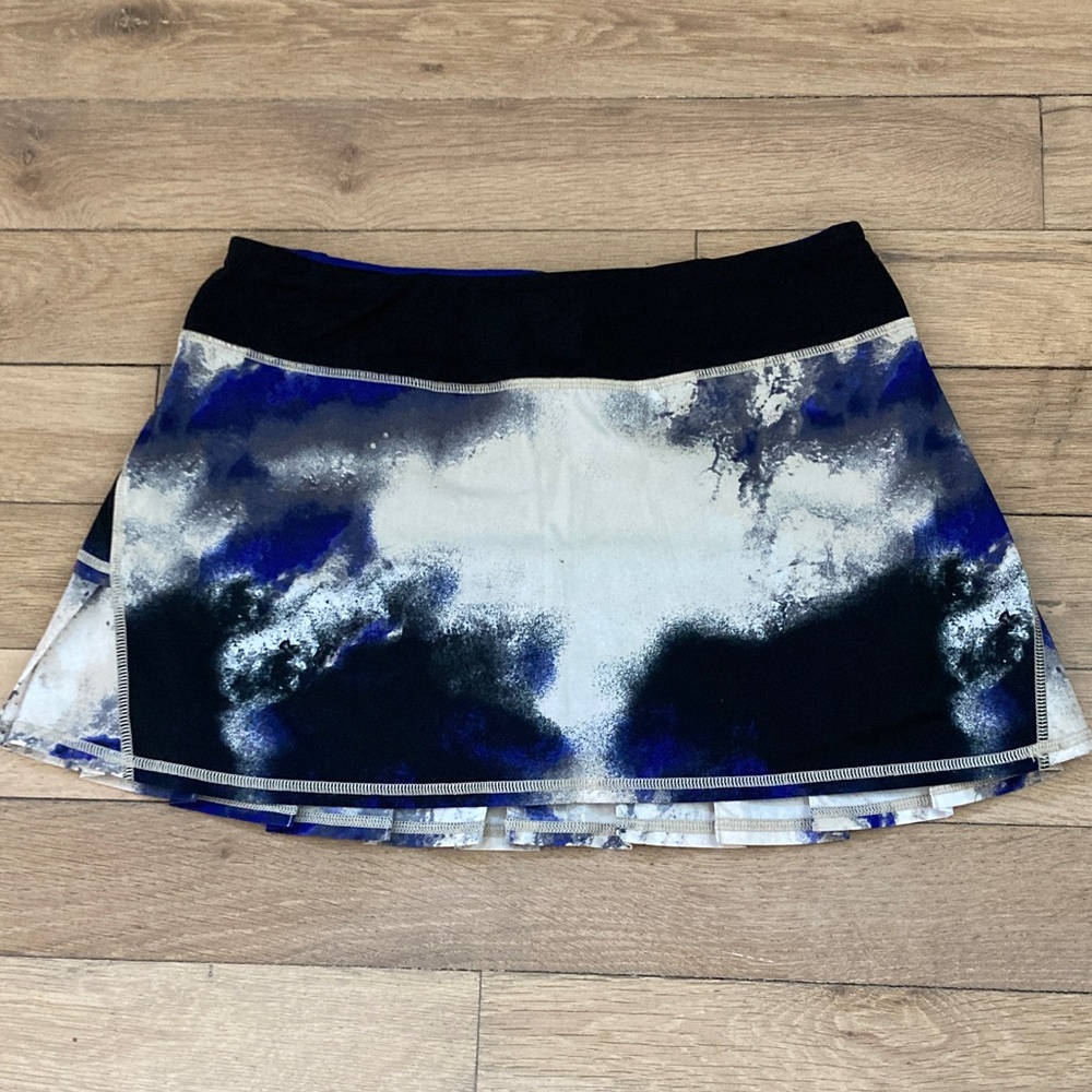 Lululemon Athletica Blue and Black running skort